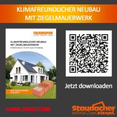 KLIMAFREUNDLICHER NEUBAU MIT ZIEGELMAUERWERK