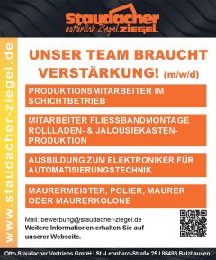 Gestalten Sie Ihre Zukunft mit uns!